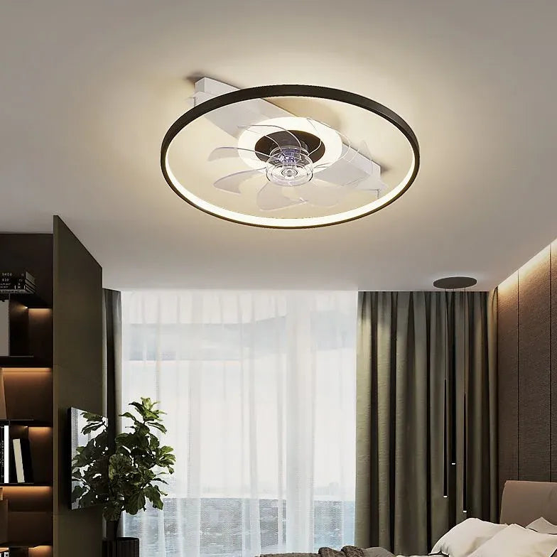 Luce Led Con Ventilatore Design Elegante Moderno