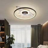 Luce Led Con Ventilatore Design Elegante Moderno