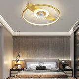 Luce Led Con Ventilatore Design Elegante Moderno