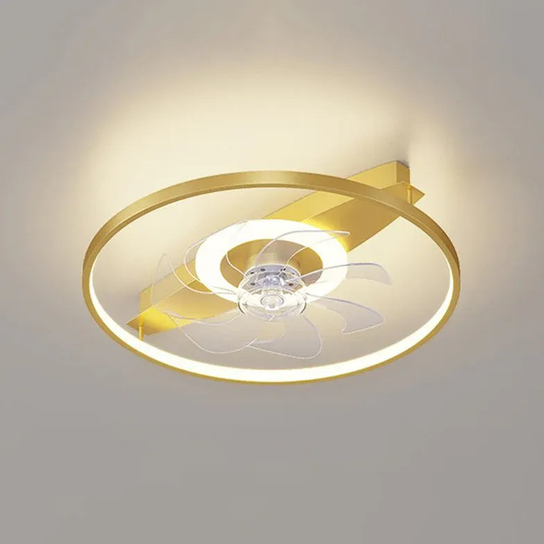 Luce Led Con Ventilatore Design Elegante Moderno