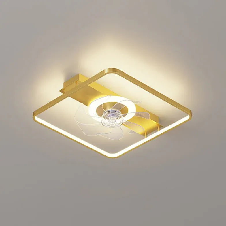 Luce Led Con Ventilatore Design Elegante Moderno