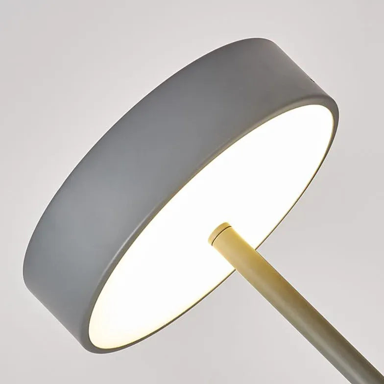 Slim Round Black Minimalist Floor Lamp