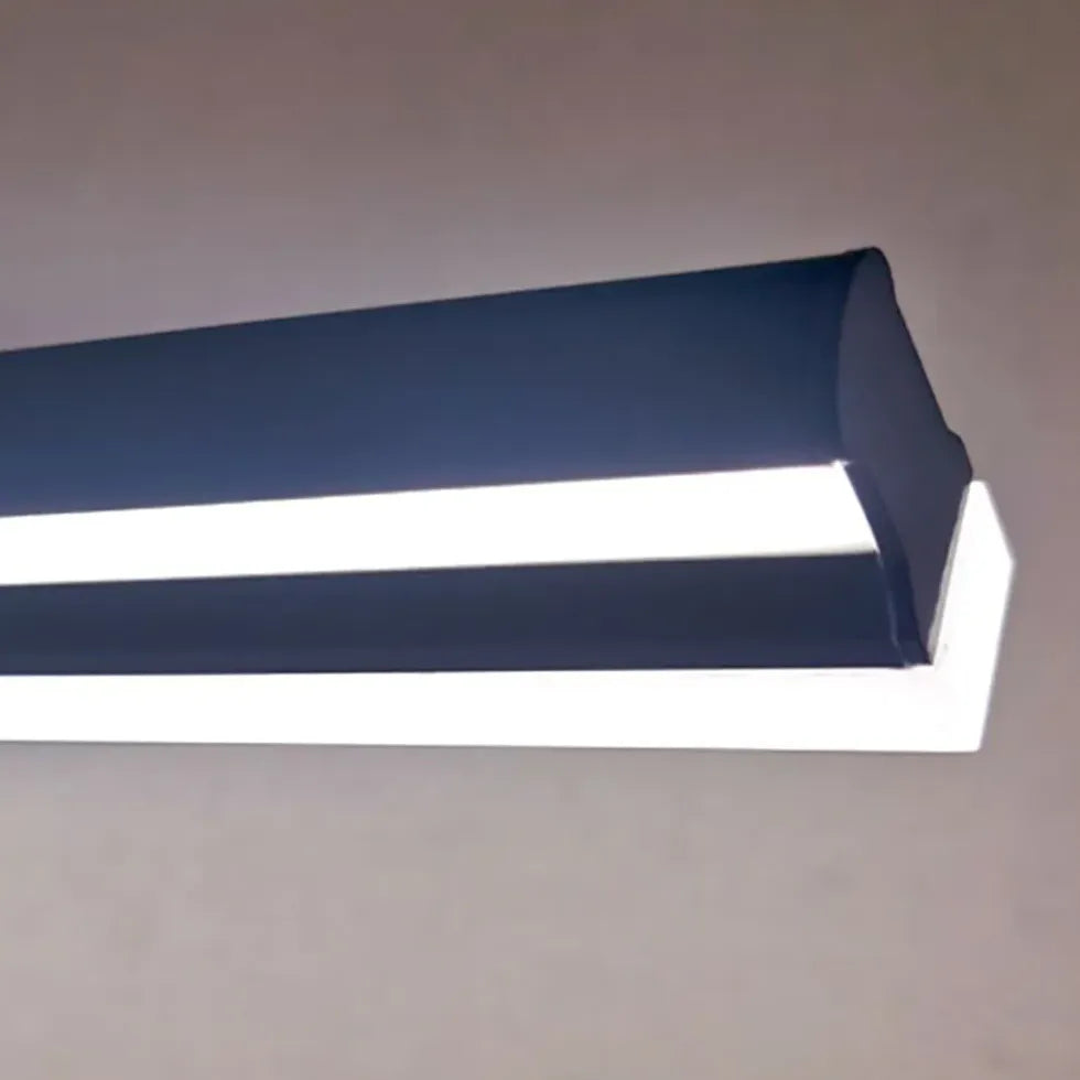 Acrylic Black Linear Bathroom Mirror Lights