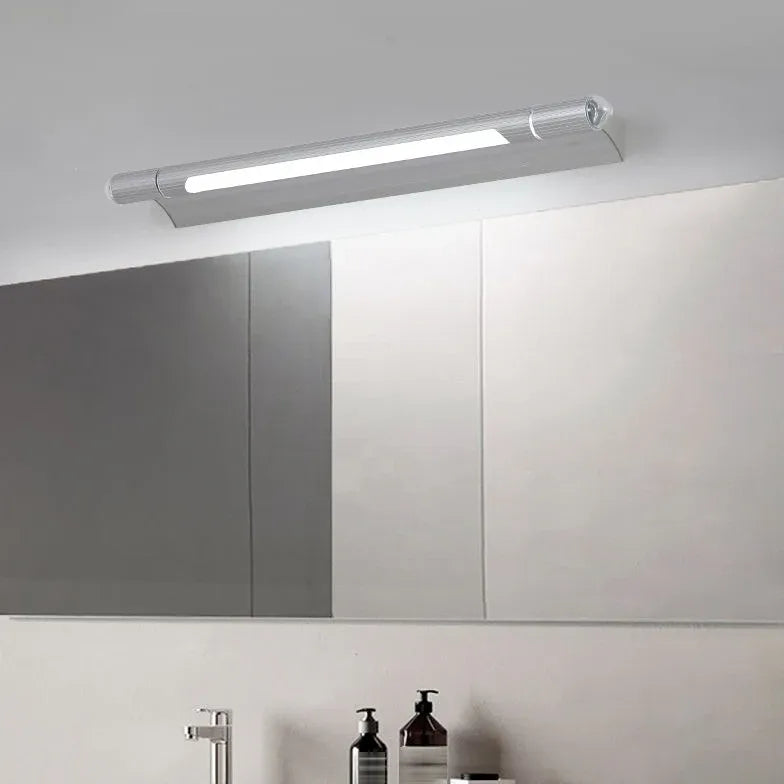 Applique moderne per bagno con LED argento