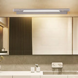 Applique moderne per bagno con LED argento