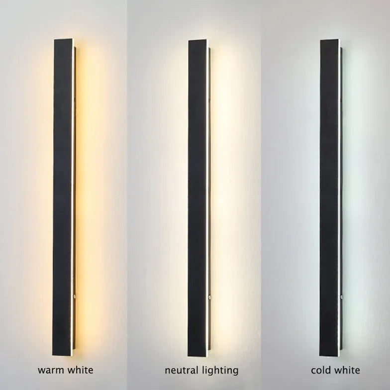 Linear Edge Led Outdoor Wall Light