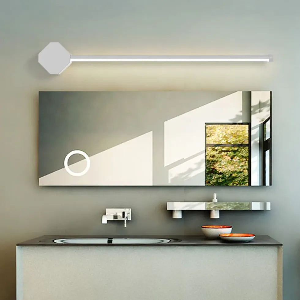 Hexagon Linear Led Bathroom Mirror Lights