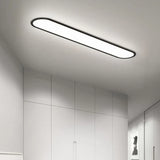 Plafoniere led moderne design in stile ovale bianco