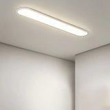 Plafoniere led moderne design in stile ovale bianco