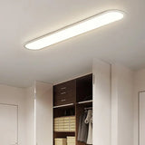 Plafoniere led moderne design in stile ovale bianco