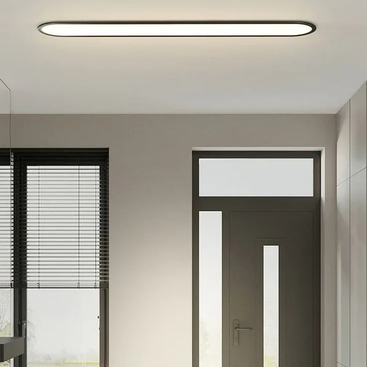 Plafoniere led moderne design in stile ovale bianco