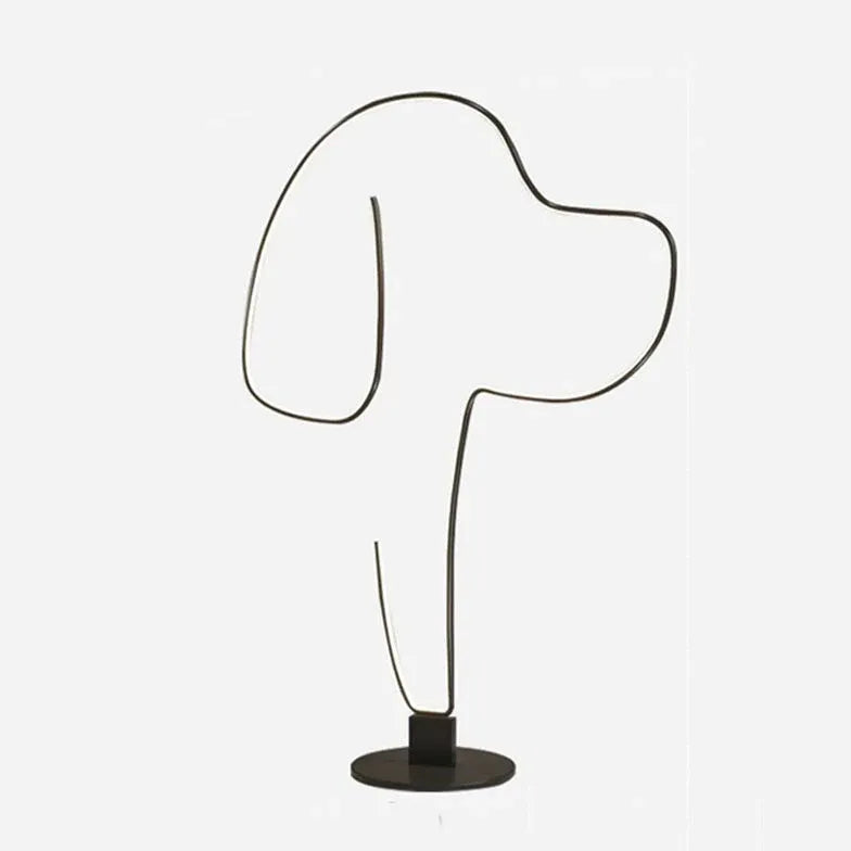 Contorno animale lampada da tavolo decorativa a led