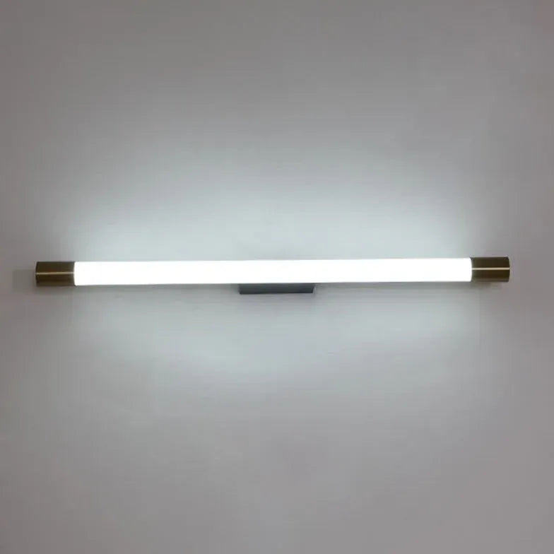 Gold Thin Tube Led Bathroom Mirror Lights