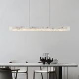 Onyx Finish White Dining Room Pendant Light