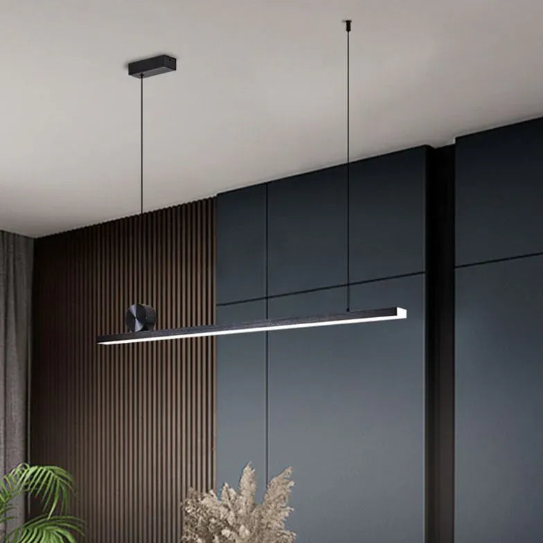 Minimally Linear Dining Room Pendant Light