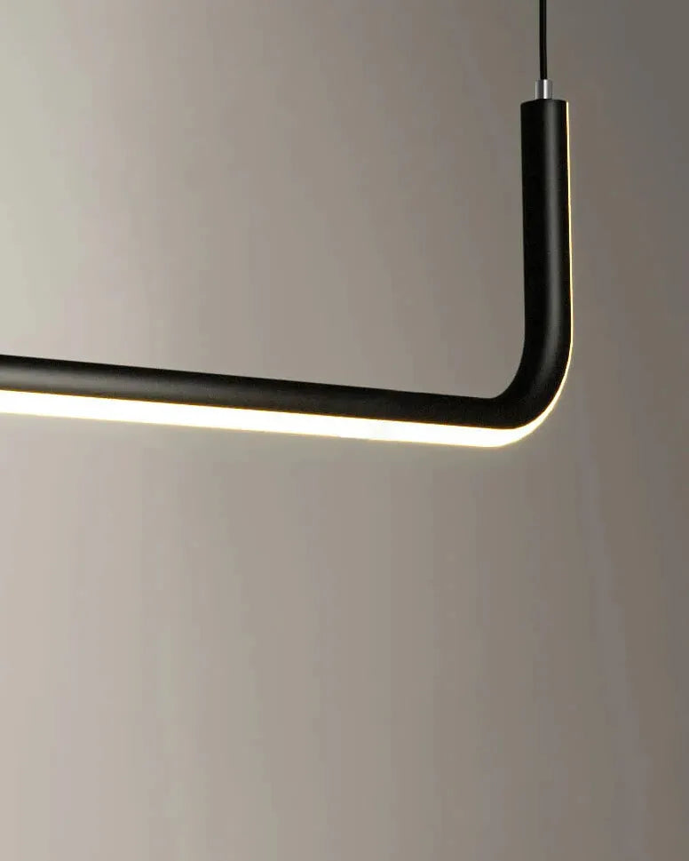 Lampadario moderno per cucina design a U incrociato