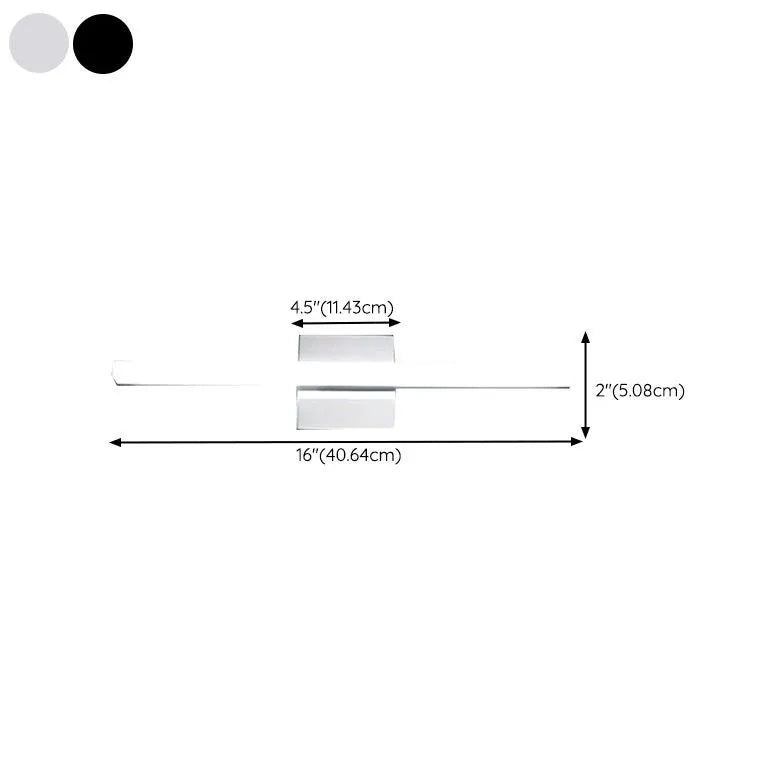 Applique da parete dimmerabile design lineare tridimensionale