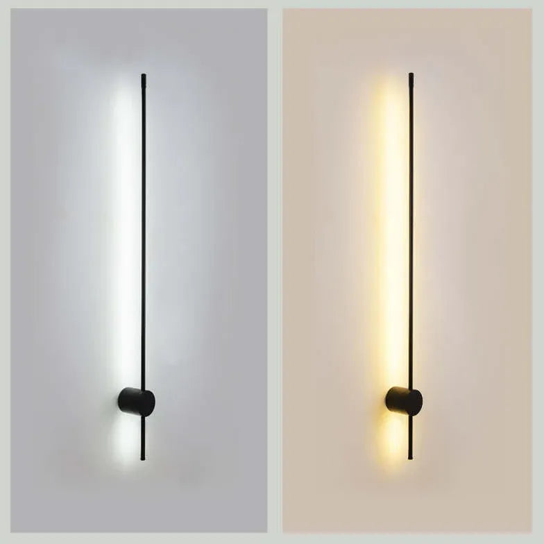 Black Linear Modern Wall Light