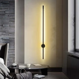 Black Linear Modern Wall Light