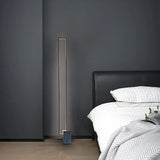 Rectangular Black LED Bedroom Floor Lamp