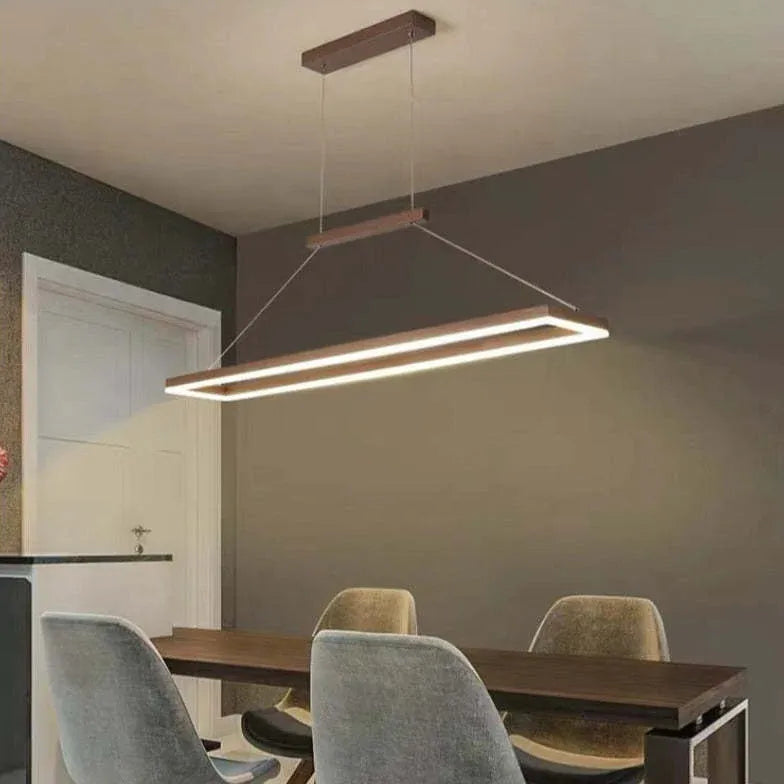 Lampadari in metallo moderni design rettangolare minimalista