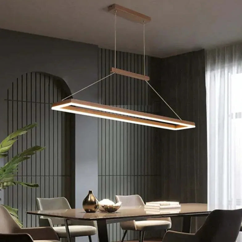 Lampadari in metallo moderni design rettangolare minimalista