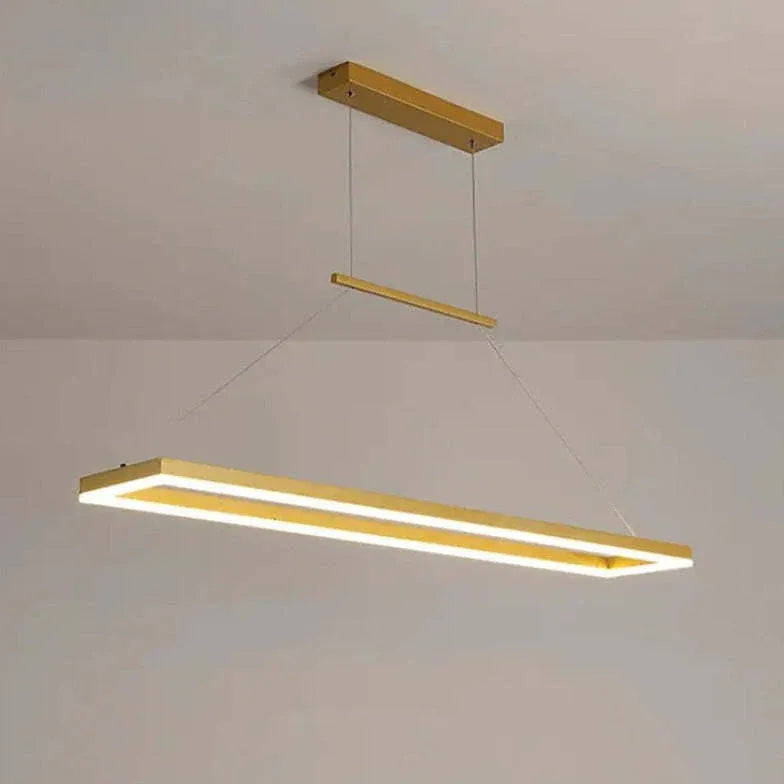 Lampadari in metallo moderni design rettangolare minimalista