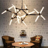 Multi-Rod Modern LED Chandelier Light