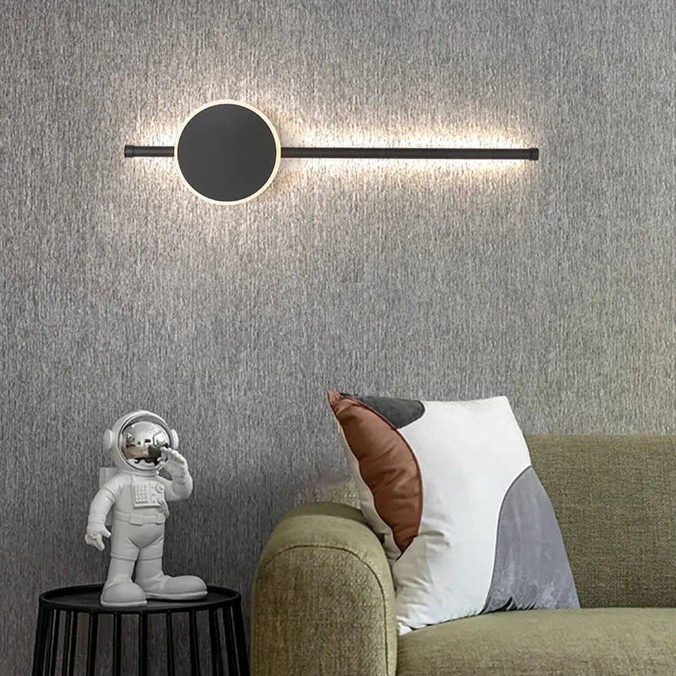 Lampada da Parete Rotonda Letto Design Minimalista