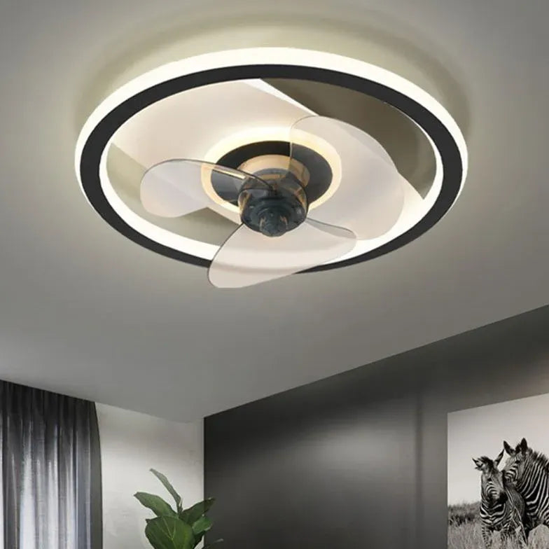 Double Ring Ceiling Fan with Light