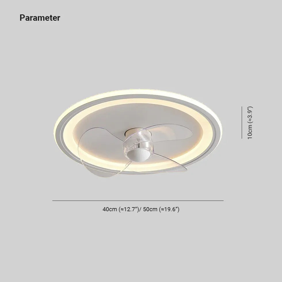 Ventilatore da soffitto con luce montaggio LED