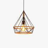 Diamond Metal Frame Industrial Pendant Light