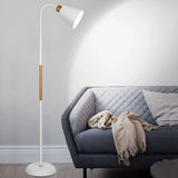 Double-Head Adjustable Black Floor Lamp