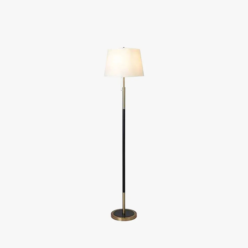 Lampada da pavimento minimalista moderna nera