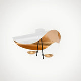 Lampade a Sospensione Moderne Bianche Design Foglia di Loto