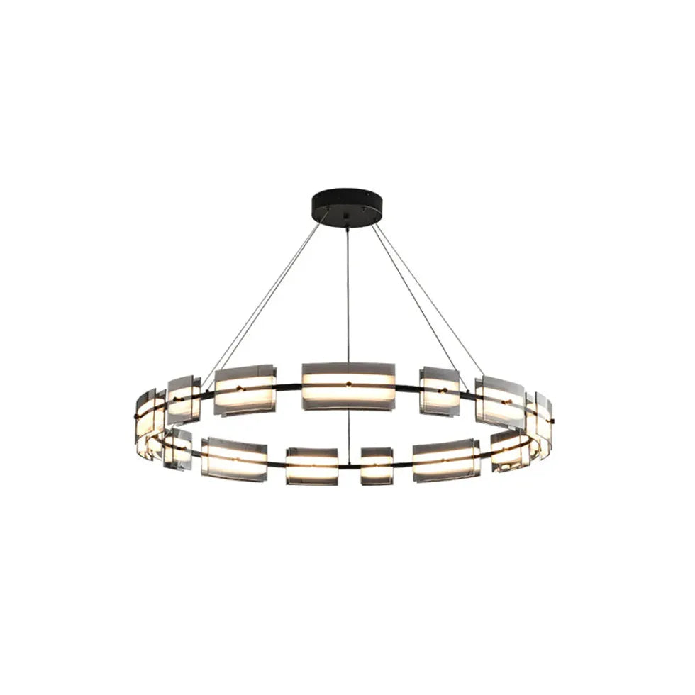 Ring Chandelier With Multiple Integrated Lights