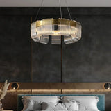 Wavy Acrylic Modern Gold Pendant Light