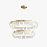 Wavy Acrylic Modern Gold Pendant Light