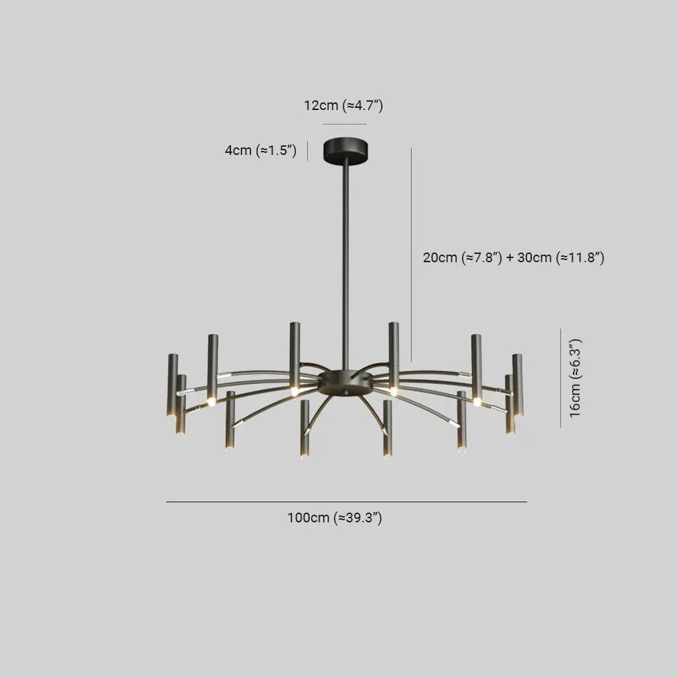 Spot Lights Metal Led chandelier