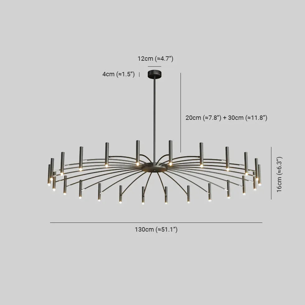 Spot Lights Metal Led chandelier