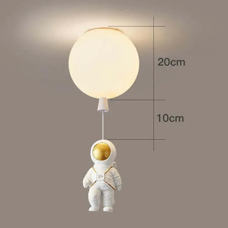 Astronaut Cartoon Design Bedroom Ceiling Light