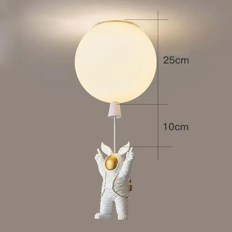 Astronaut Cartoon Design Bedroom Ceiling Light