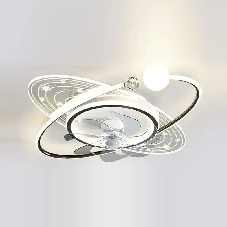 Multi-Ring Streamlined Ceiling Light for Bedroom