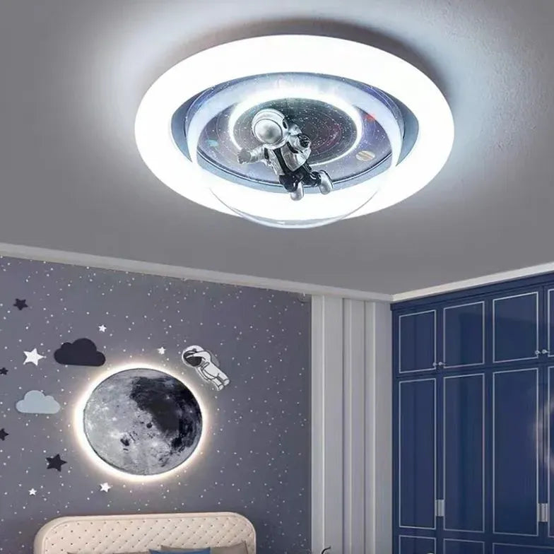 Space Tema Camera da letto a filo luci del soffitto