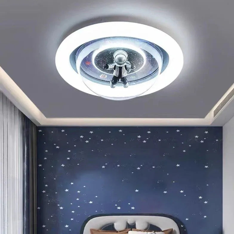 Space Tema Camera da letto a filo luci del soffitto