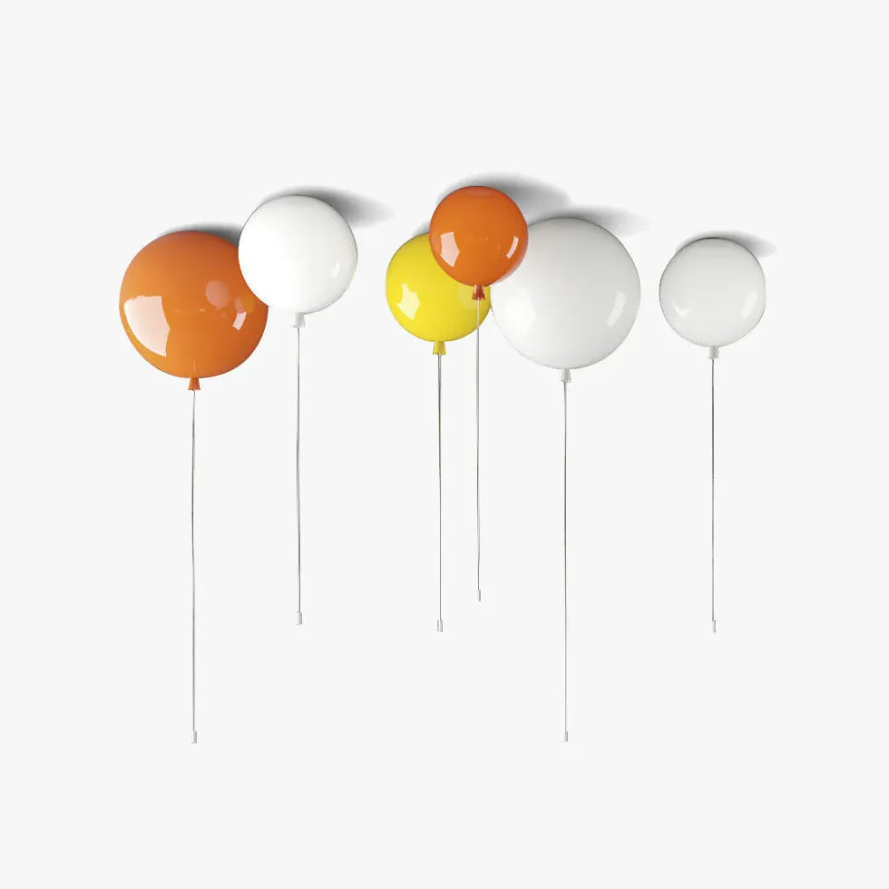 Balloons Multicolor Bedroom Modern Flush Ceiling Lights