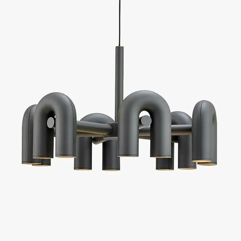 Lampadari moderni nero Design semplice LED