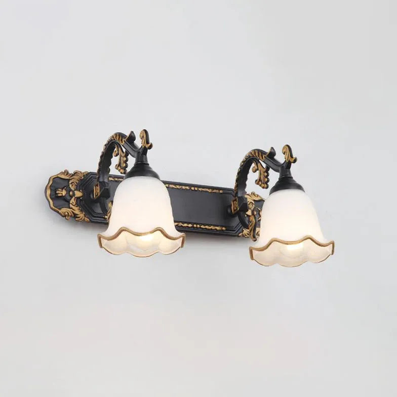 Applique Bagno da Parete Elegante Disegno Floreale