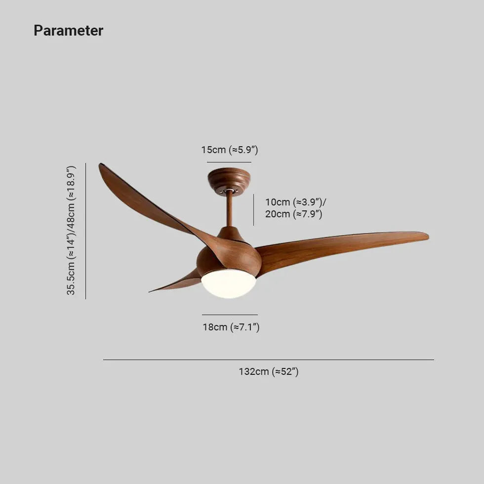 Lampada a soffitto con ventilatore dal design