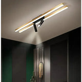 Linear LED Track Gold Ceiling Light